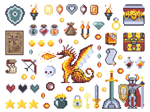 Pixel Art Fantasy RPG Adventure Game Assets