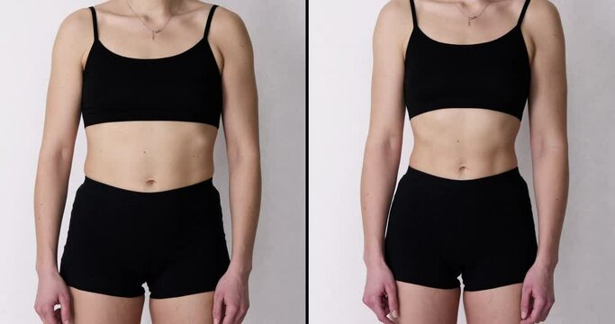 Woman Before And After From Fat