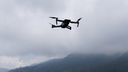 Fototapeta na wymiar Drone in Flight