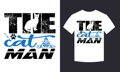 Cat T-Shirt Design, Cat Lover	
