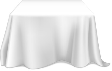 White tablecloth