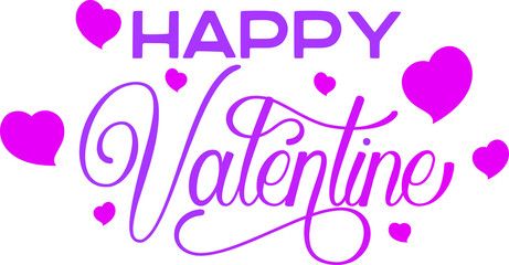 Happy Valentines Day typography poster with handwritten calligraphy text Wallpaper Background 21 templates