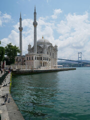 The Grand Mecidiye Mosque.on the Bosphorus.  Istanbul.