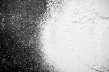 Texture of wheat flour.