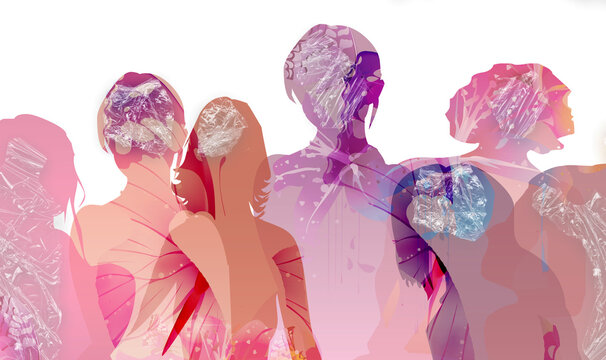 silhouette girls