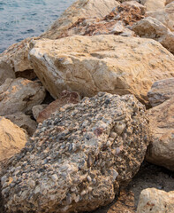 different texture of stones as a background