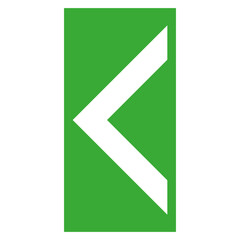 Pointer Directional Arrow Symbol on Transportation