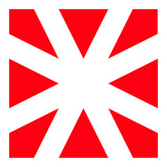 Obraz premium Abstract geometric element shape on Transparent Background