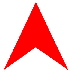 Obraz premium Directional Arrow on Transparent Background