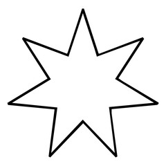 Abstract geometric element shape on Transparent Background