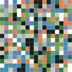 pattern with squares Square random illustration checkerboard