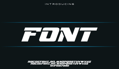 Fototapeta na wymiar Font, an elegant alphabet font and number. Premium uppercase fashion Design typography. vector illustration
