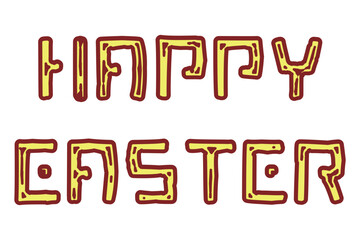 HAPPY EASTERの文字素材