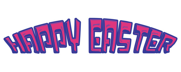 HAPPY EASTERの文字素材