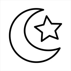 star moon icon