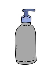 art color of bottle cartoon