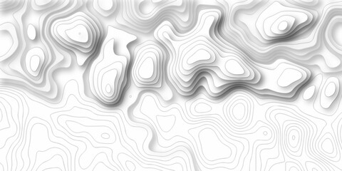 Topographic map. Geographic mountain relief. Abstract lines background. Contour maps. Vector illustration, Topo contour map on white background, Topographic contour lines vector map seamless pattern