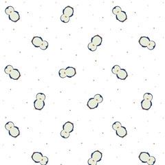 Seamless pattern with cute penguins, cartoon character, pattern