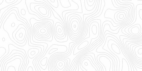 Topographic map. Geographic mountain relief. Abstract lines background. Contour maps. Vector illustration, Topo contour map on white background, Topographic contour lines vector map seamless pattern