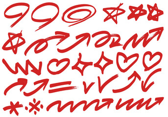 각종 부호,기호,문장부호 아이콘들,
Various signs, symbols, punctuation marks icons