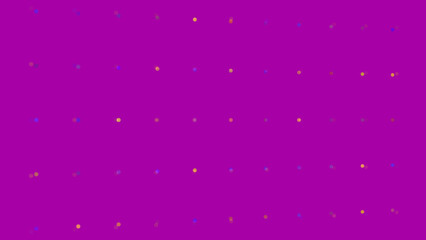 Obraz premium Tender violet abstract background soft pulsating circles and dots. Festive backdrop. Copy space congratulations