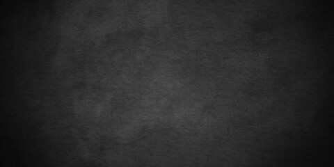 Black texture chalk board and black board background. stone concrete texture grunge backdrop background anthracite panorama. Panorama dark grey black slate background or texture.