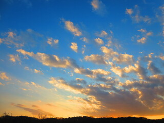 夕暮れの空