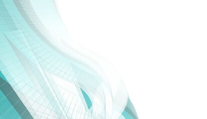 Abstract architecture background 3d rendering