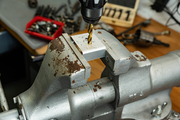 Metallbearbeitung in der Werkstatt