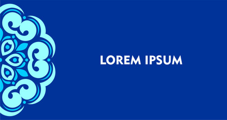 Vector mandala design, for your various types of advertising needs, suitable for business card designs, banners, websites, etc. high resolution EPS file format