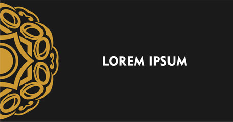 Vector mandala design, for your various types of advertising needs, suitable for business card designs, banners, websites, etc. high resolution EPS file format