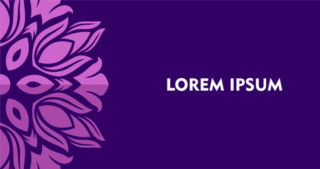 Vector mandala design, for your various types of advertising needs, suitable for business card designs, banners, websites, etc. high resolution EPS file format