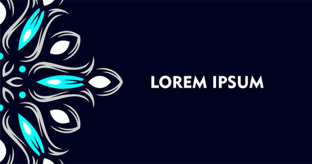 Vector mandala design, for your various types of advertising needs, suitable for business card designs, banners, websites, etc. high resolution EPS file format