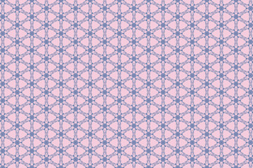 Seamless Symmetrical Fashion Backdrop Beautiful Geometric Vintage Textile Fabric Shape Graphic Retro Tile Decorative Print Floral Art Texture Wallpaper Design Background Pattern