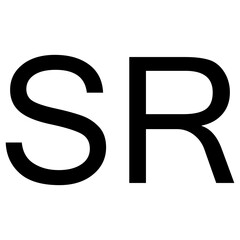 Saudi Riyal currency symbol icon on Transparent background