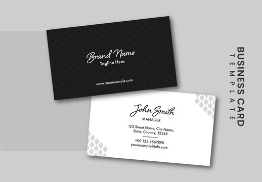 Minimal Business Card Layout