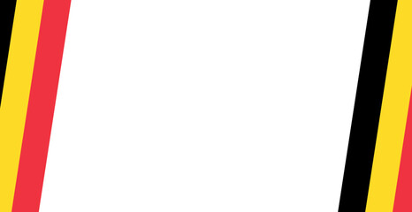 Belgium  flag wave  isolated  on png or transparent background,Symbol Belgium,template for banner,card,advertising ,promote,and business matching country poster, vector illustration