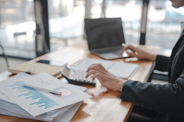 Businessman and Certified Public Accountant (CPA) auditor providing accounting and auditing...