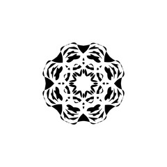 Fototapeta premium Flower icon. Simple style Flower shop poster background symbol. Flower brand logo design element. Flower t-shirt printing. Vector for sticker.