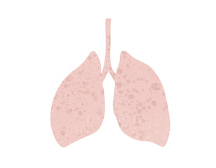 Graphical representation of pneumonia