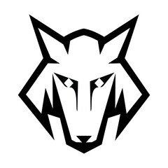 the wolf vector style.can be used logo,brand and mascots