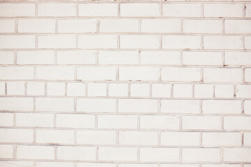 White brick wall - abstract textured background for different art and design