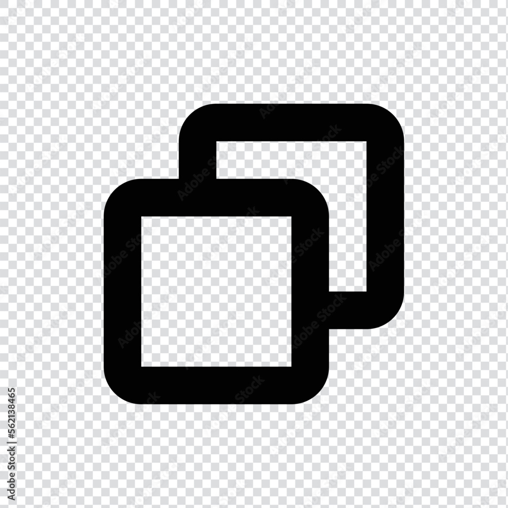 Aufkleber comment, message icon in transparent background, basic app and web ui bold line icon, eps10