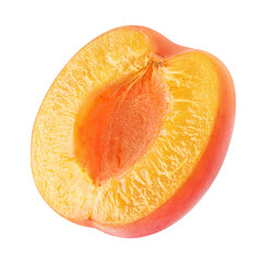 Fresh apricot half