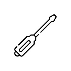 screwdriver line icon