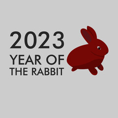 Chinese new year 2023, year of the rabbit 