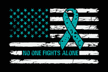 No One Fights Alone Awareness Design