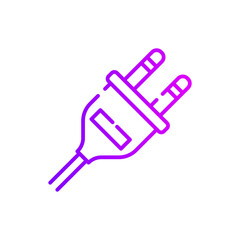 plug gradient icon