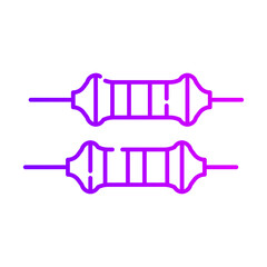 resistor gradient icon