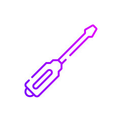 screwdriver gradient icon